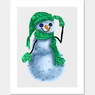 Snowman Posters and Art